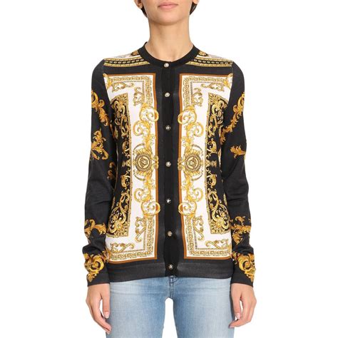 white versace sweater jacket|Versace women's clothing sale.